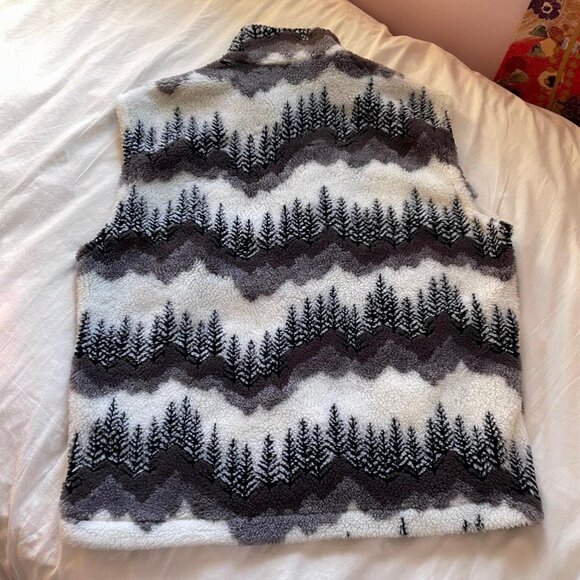 Vintage Nature Fleece Vest Size Large - Picture 7 of 7
